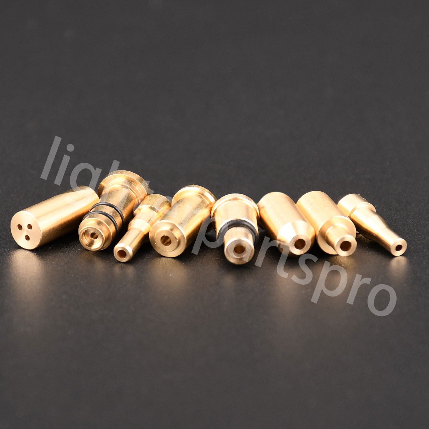 9pcs Reusable Gas Refill Adapters Metal for ST Dupont Dunhill and other Lighters