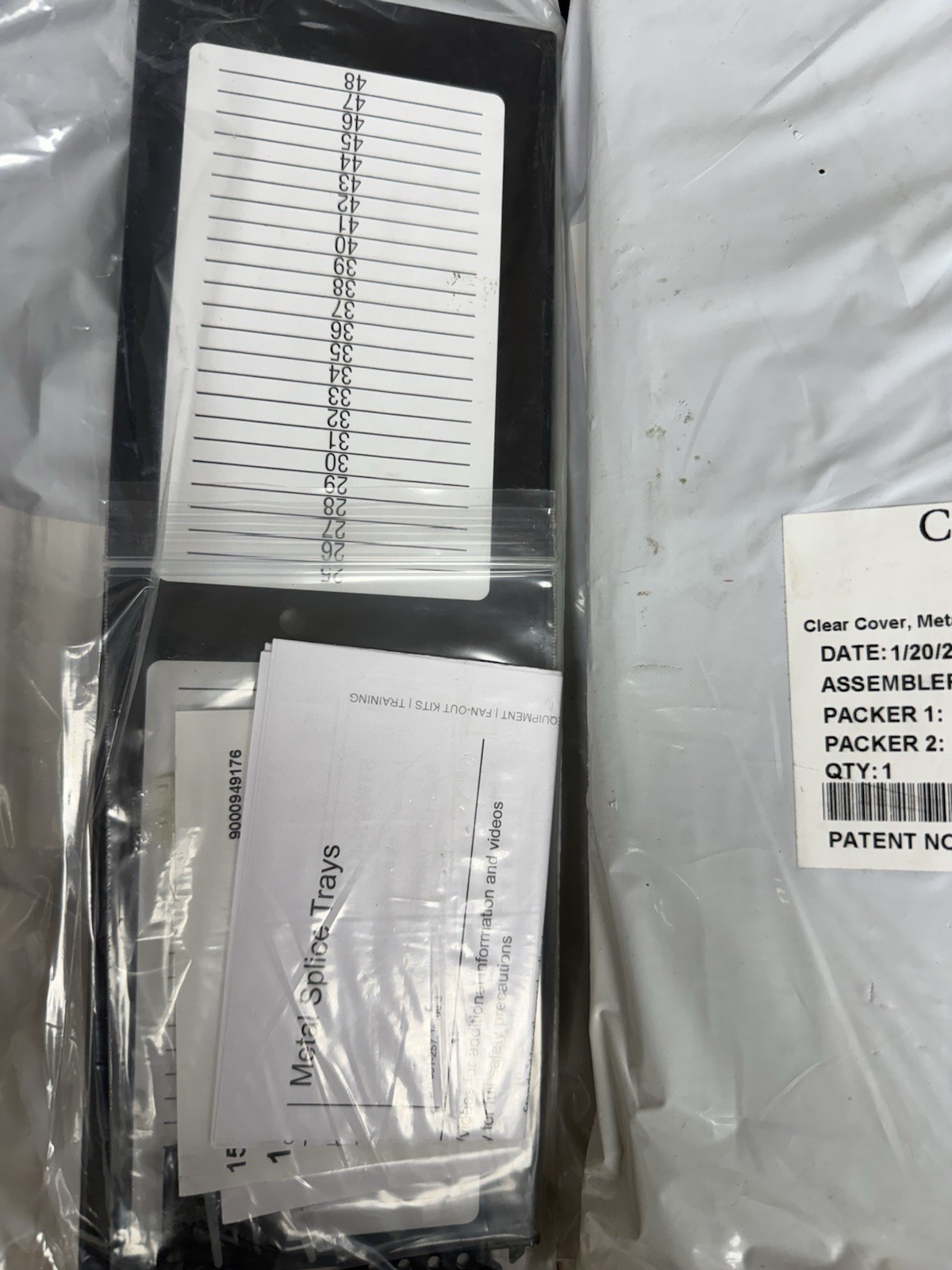 Corning SCF-ST-077 Splice Tray for 48 Heat-Shrink Single-Fiber Splices ~STSI