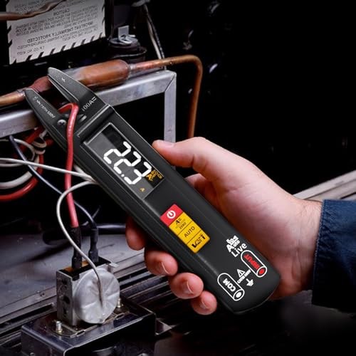 AC DC Clamp Meter Open Jaw Fork Digital Multimeter Rechargeable Auto Range