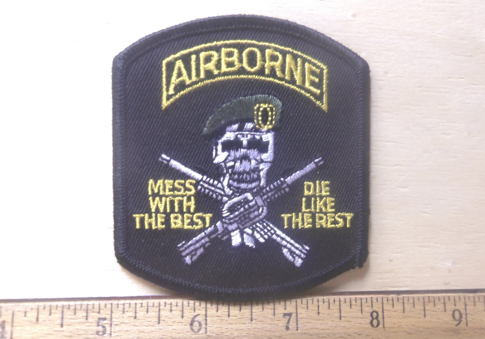 Airborne Mess With The Best Embroidered Patch