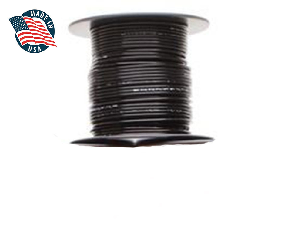 50ft Mil-Spec high temperature wire cable 20 Gauge BLACK Tefzel M22759/16-20-0