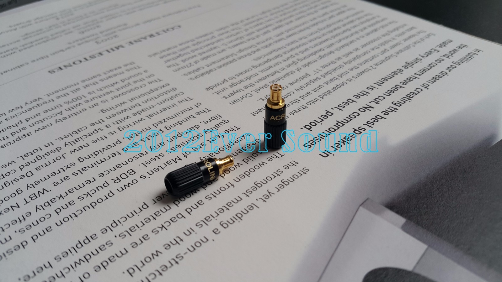 1Set Audio Technica A2DC Connector Plug Pin Gold plated diy