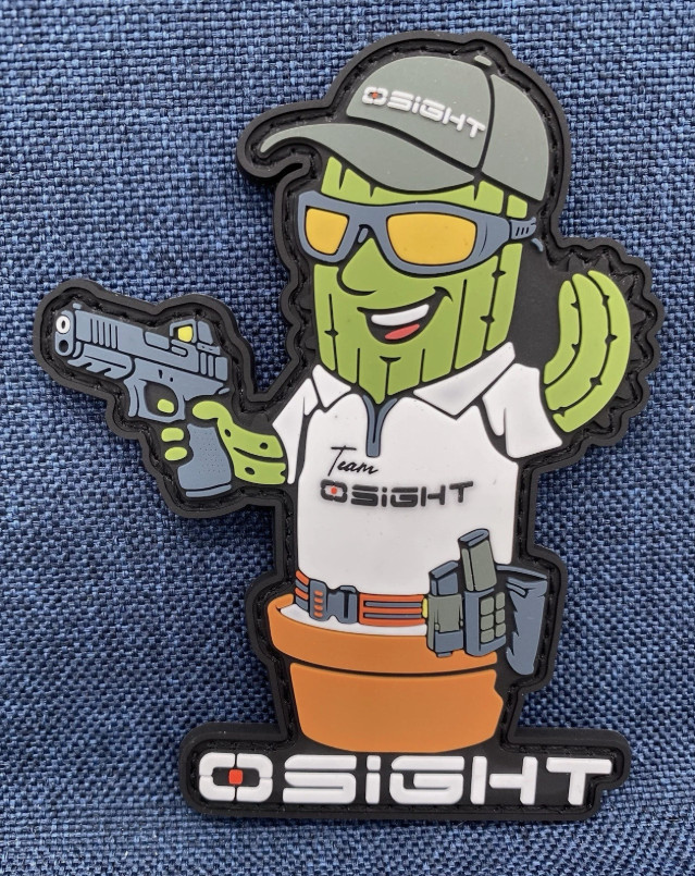 SHOT 🎯 Show 2026 Osight “Team Osight Cactus Guy” Patch, Hook & Loop, NEW!