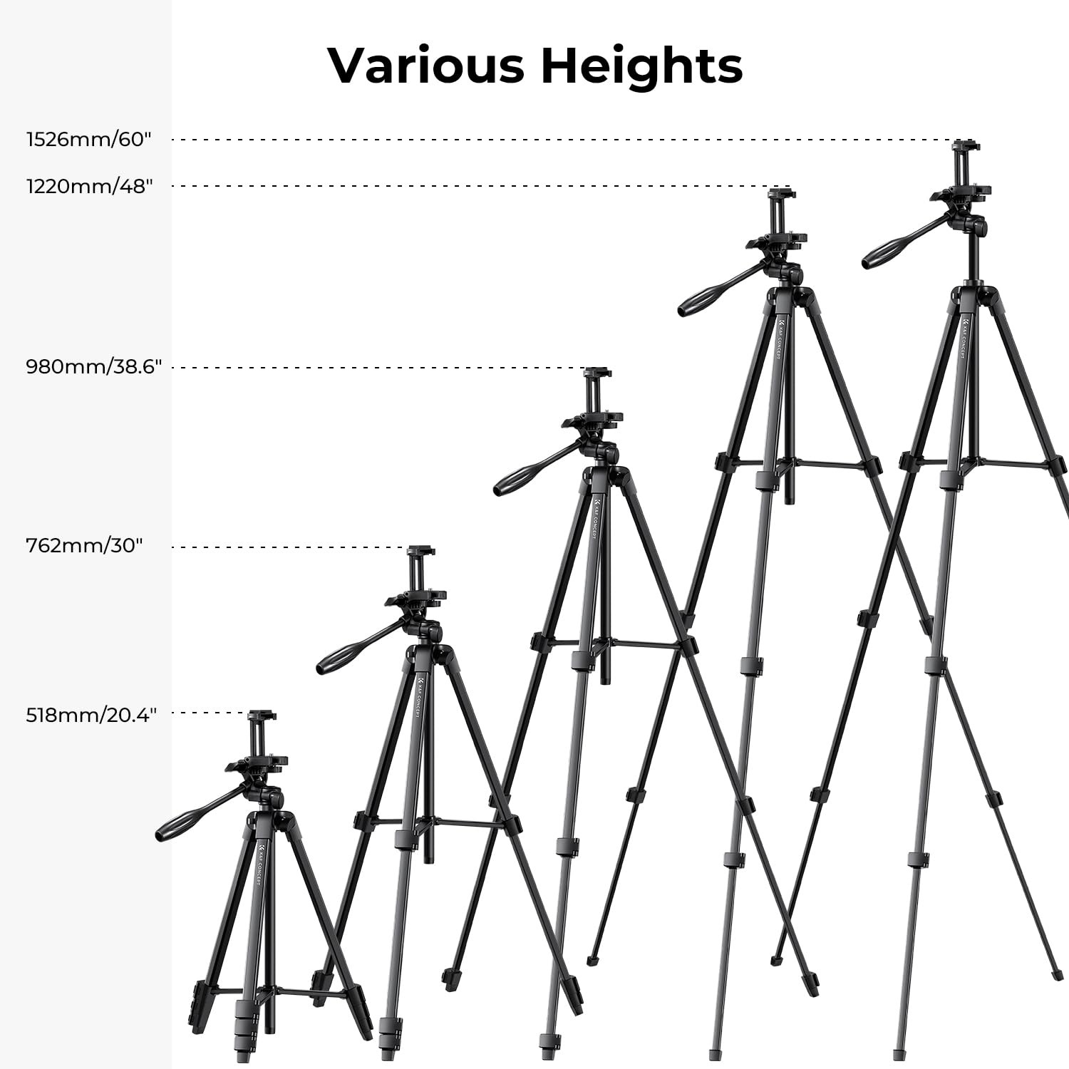 60'' Portable Travel Tripod.