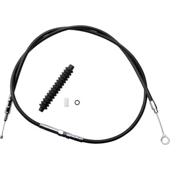 DS High Eff Black Vinyl Clutch Cable 60-11/16in Harley Road King Custom 07