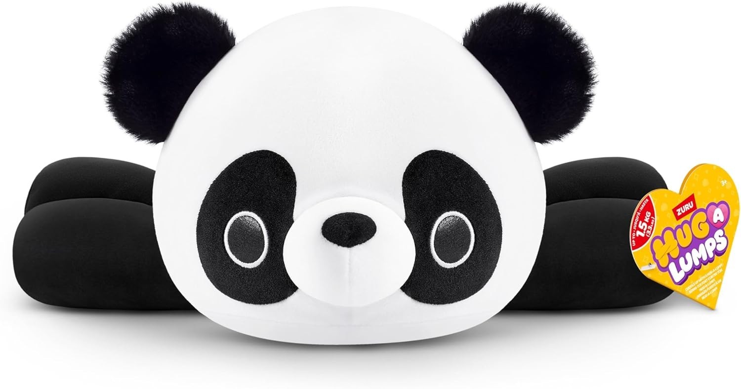 Hug-A-Lumps 17-Inch Weighted Medium Plush Soft 3.3 lbs Panda Pete Animal Stuffed