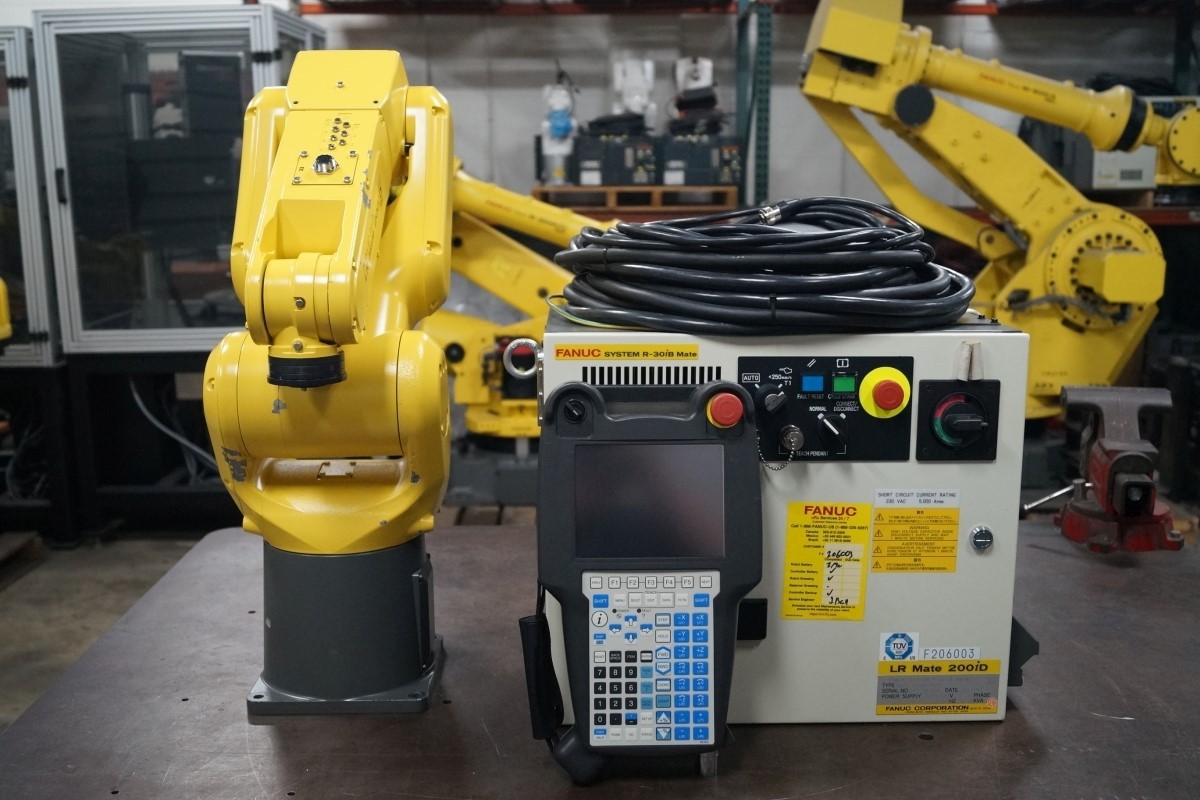 Fanuc LR Mate 200iD/7H Robot w/ R-30iB Mate Control TESTED WITH WARRANTY
