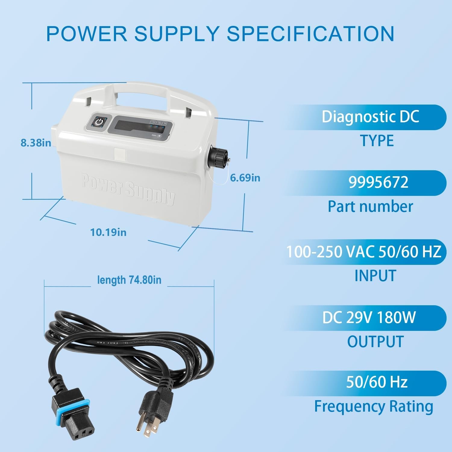 9995672-US-ASSY Power Supply for Dolphin Maytronics Multiple Pool Cleaner Models