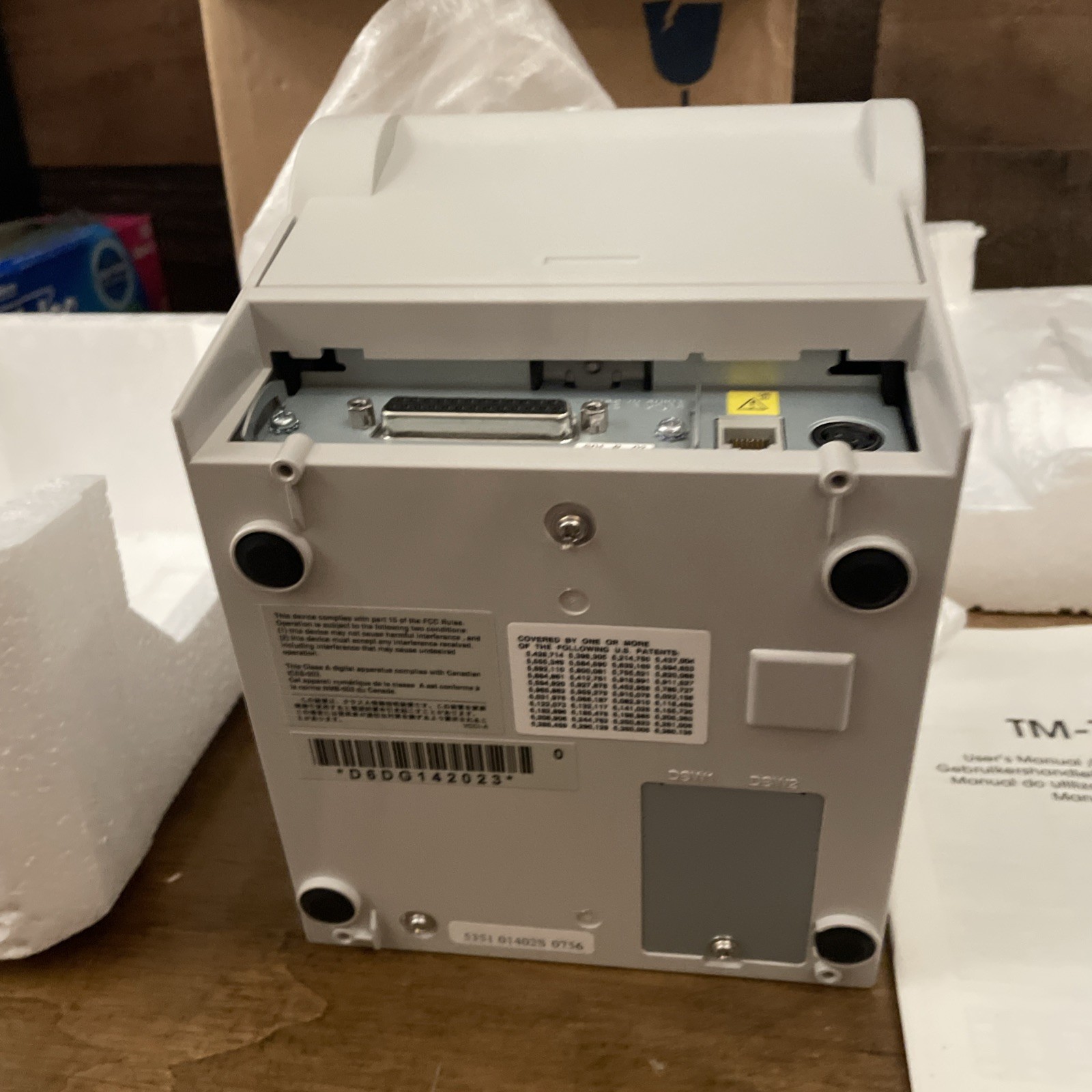 Thermal Printer TM-T88III, Open Box. No Power Supply.