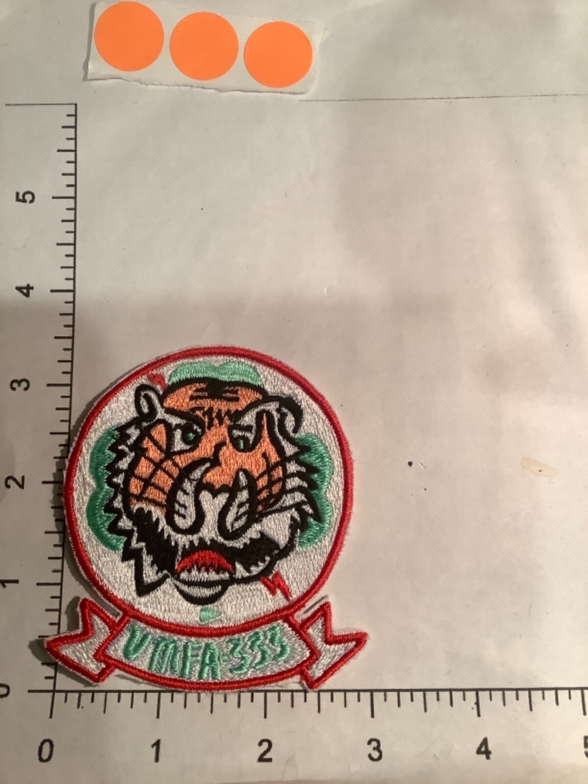 BEAUTIFUL VINTAGE ASIAN MADE USMC  VMFA- 333 SQUADRON PATCH