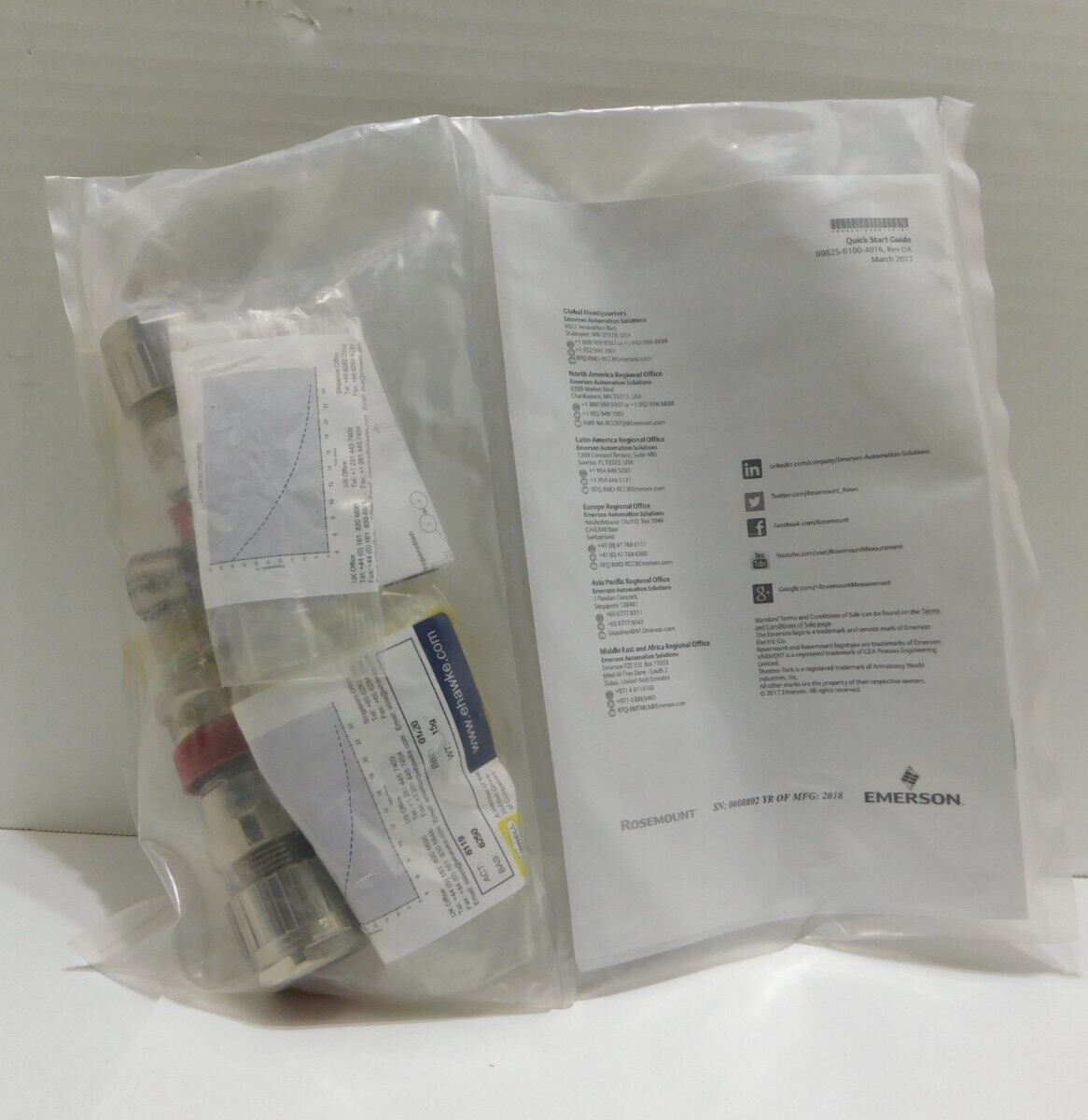 Rosemount 30151S Electronic Remote Sensor (ERS) with Hart Protocol