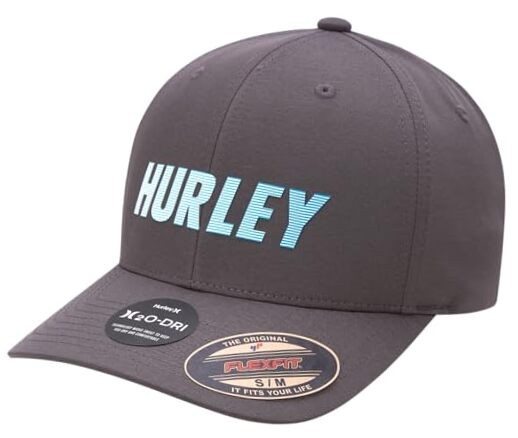 Men's Trucker Hat - H2O-Dri Stretch Curved Bill Small-Medium Anthracite