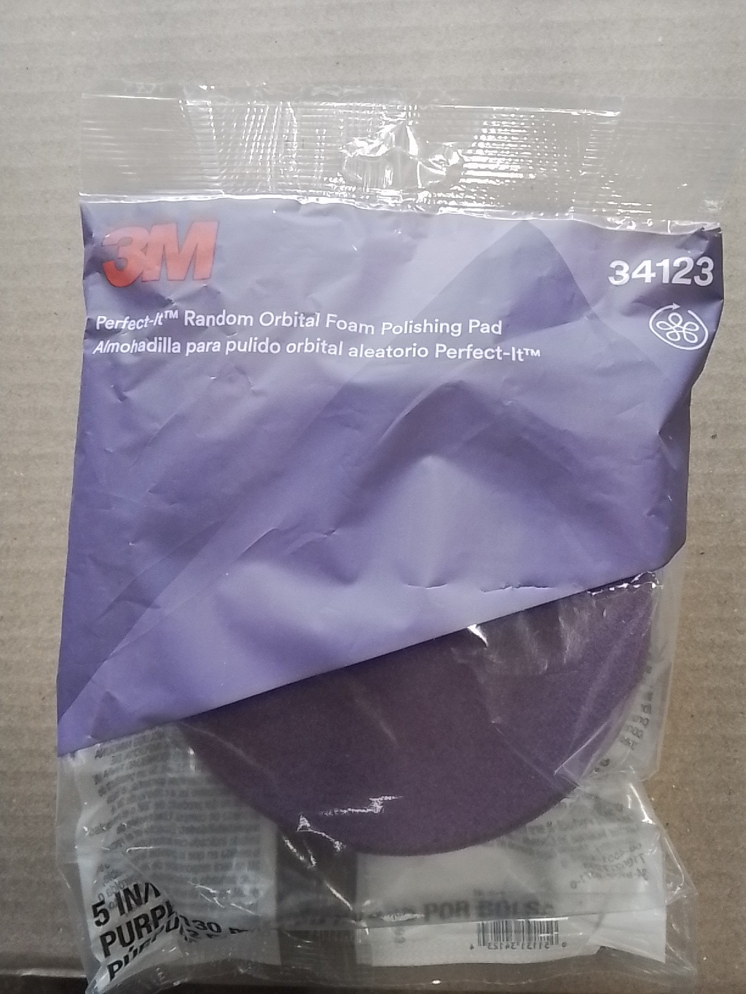 3M 34123 3M 3M Perfect-It Random Orbital Foam Polishing Pad 34123, 5 Inch (130 m