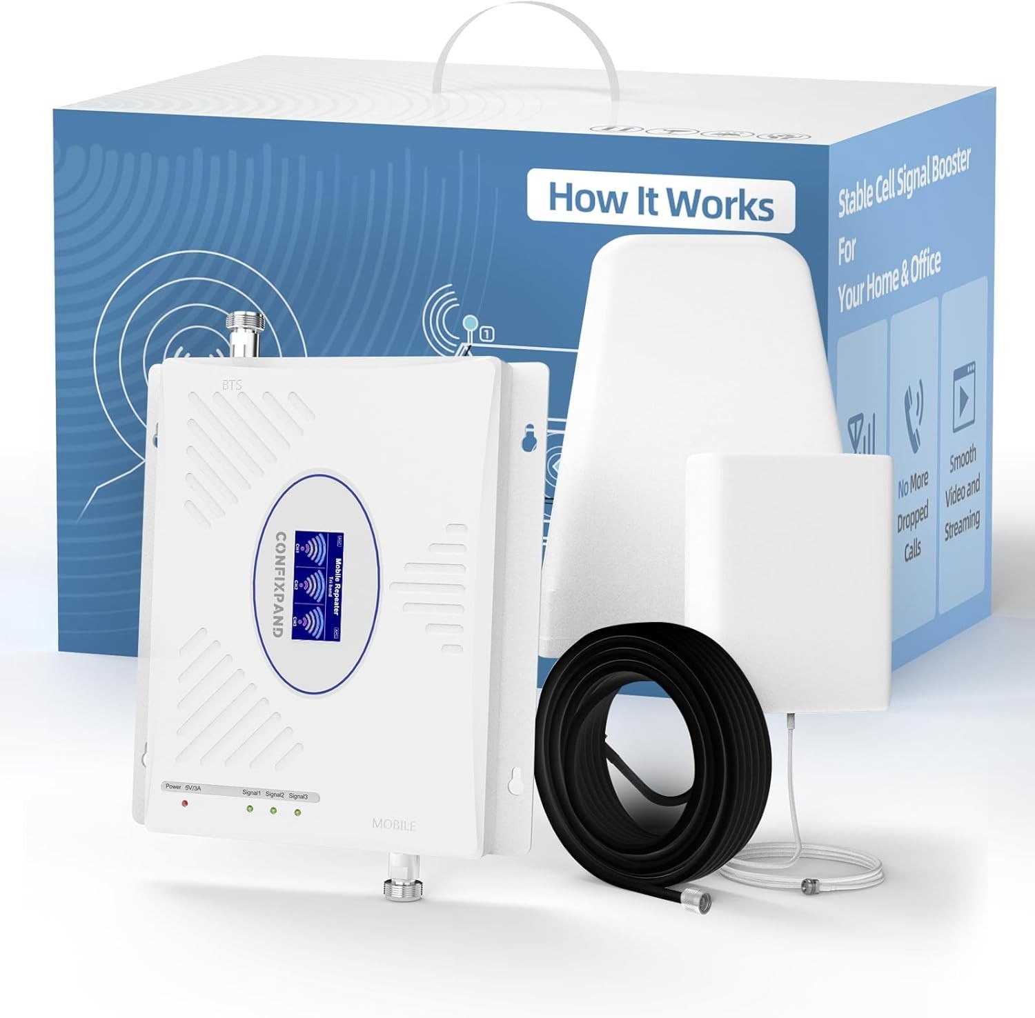 Signal Booster Tri Band 5000 sq ft