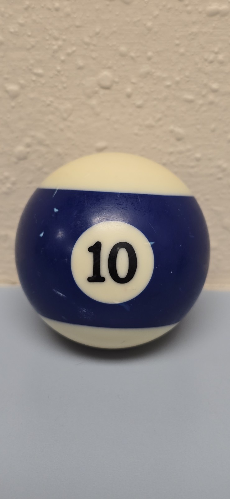 Blue Number 10 Billiard Ball Single Pool Table Replacement Accessory 2-1/4"