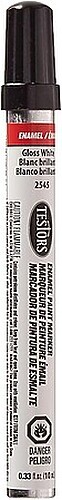 Testors WHITE ENAMEL PAINT MARKER - #2545