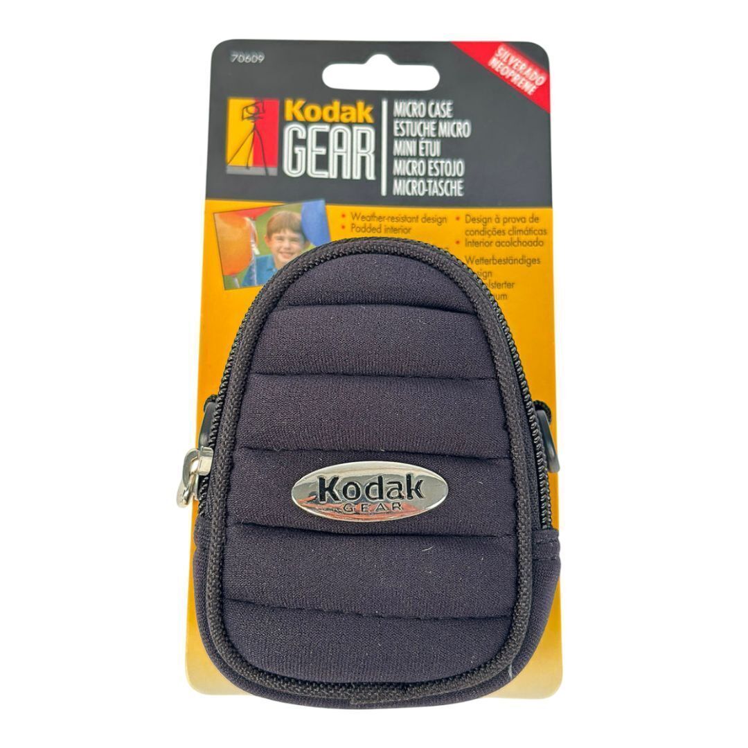 Kodak Gear Silverado P01 Small Pouch Black Micro Case with Shoulder Strap