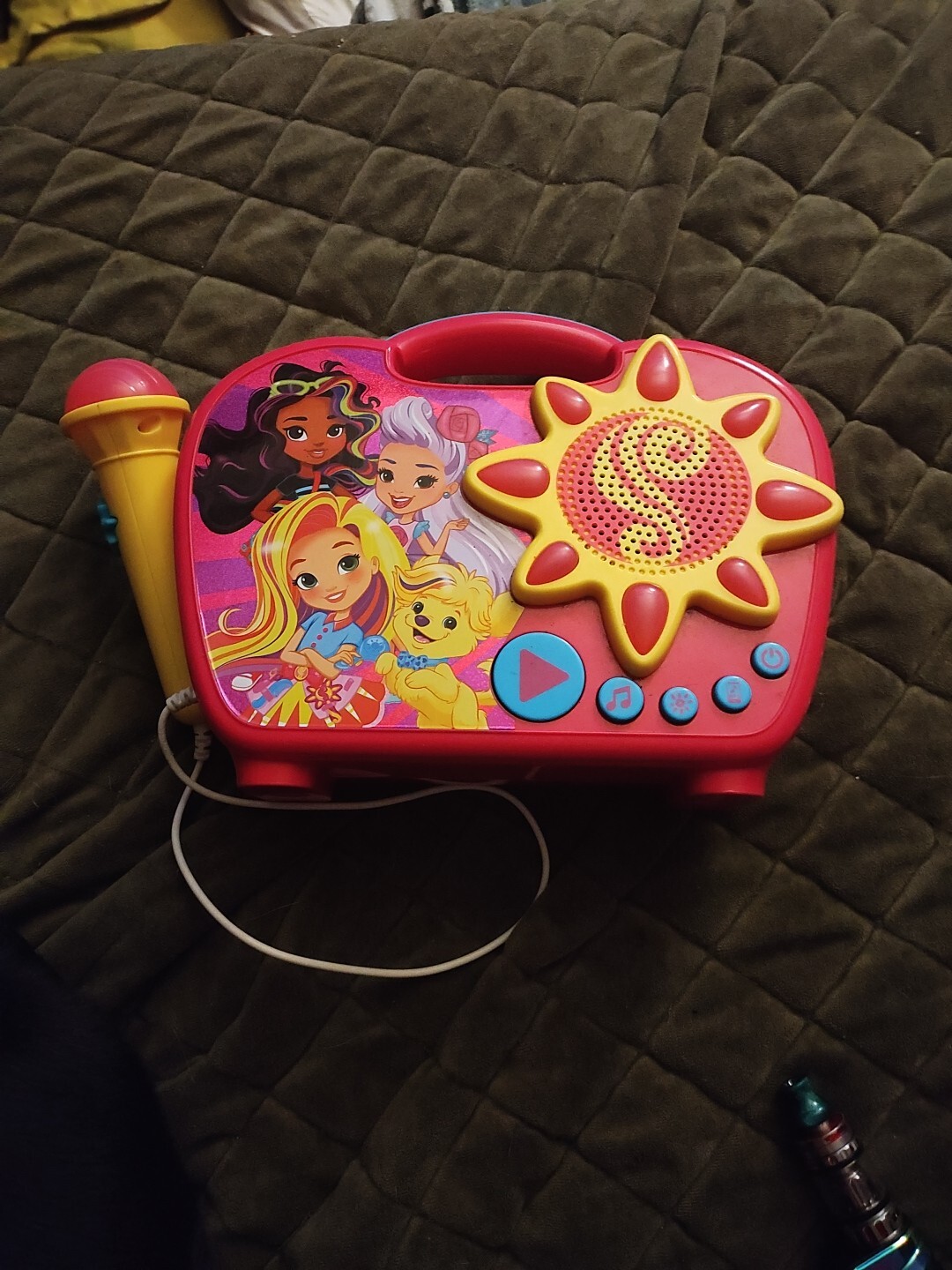 Sunny Day Sing Along Boombox with Real Working Mic Built in Music MP3