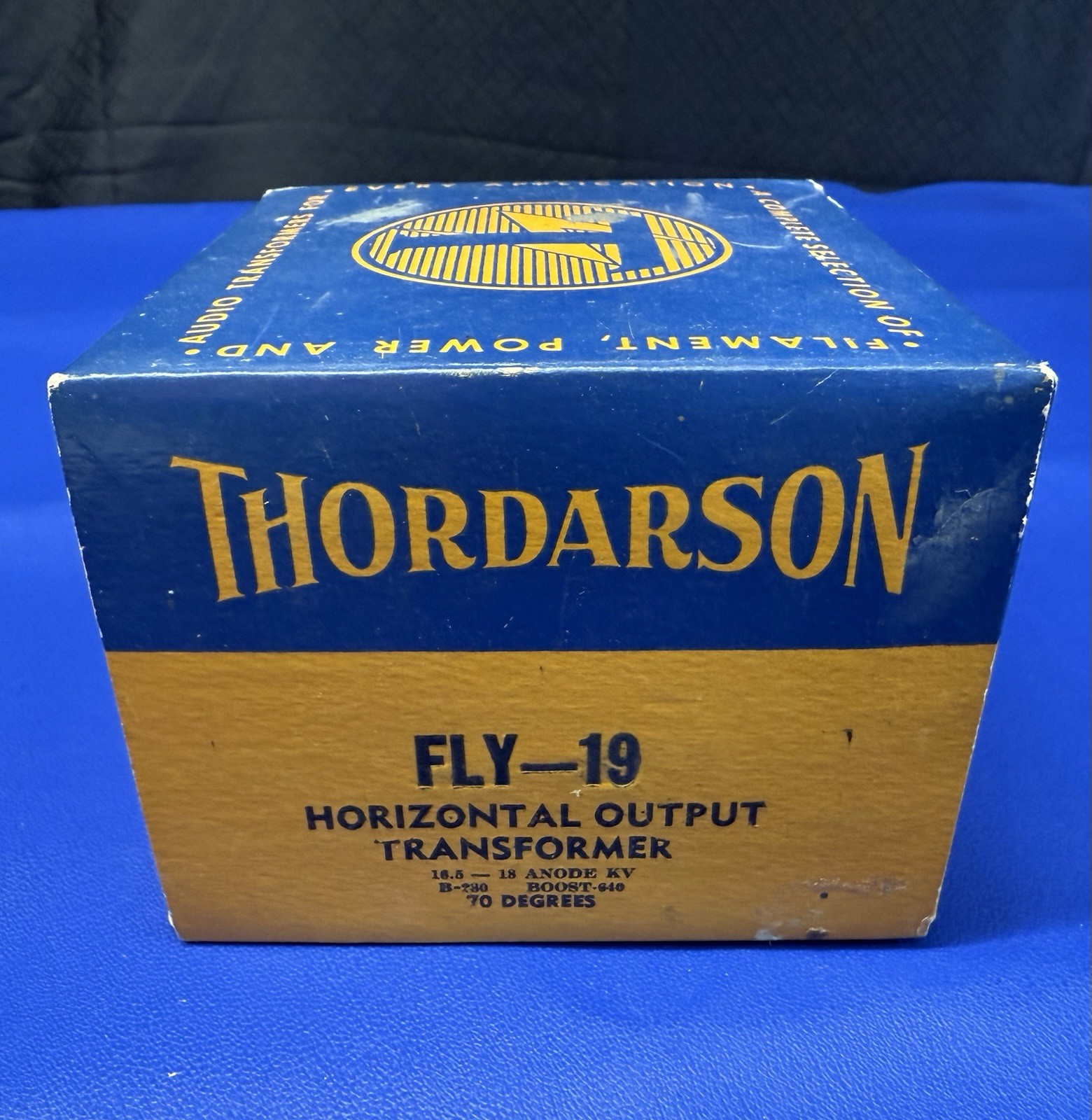 Vintage Thordarson “Fly-19” Horizontal Output Transformer Replacement