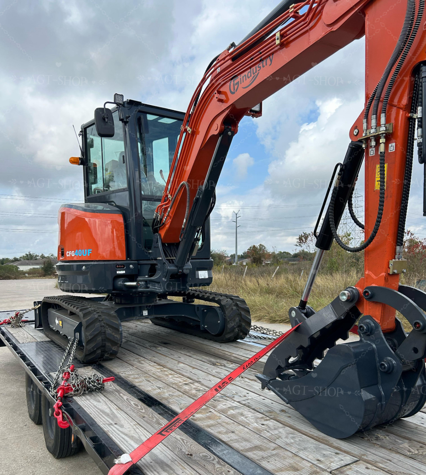 4 Ton 25HP Excavators Kubota Engine w/Hydraulic Crawler Diesel EPA 40UF
