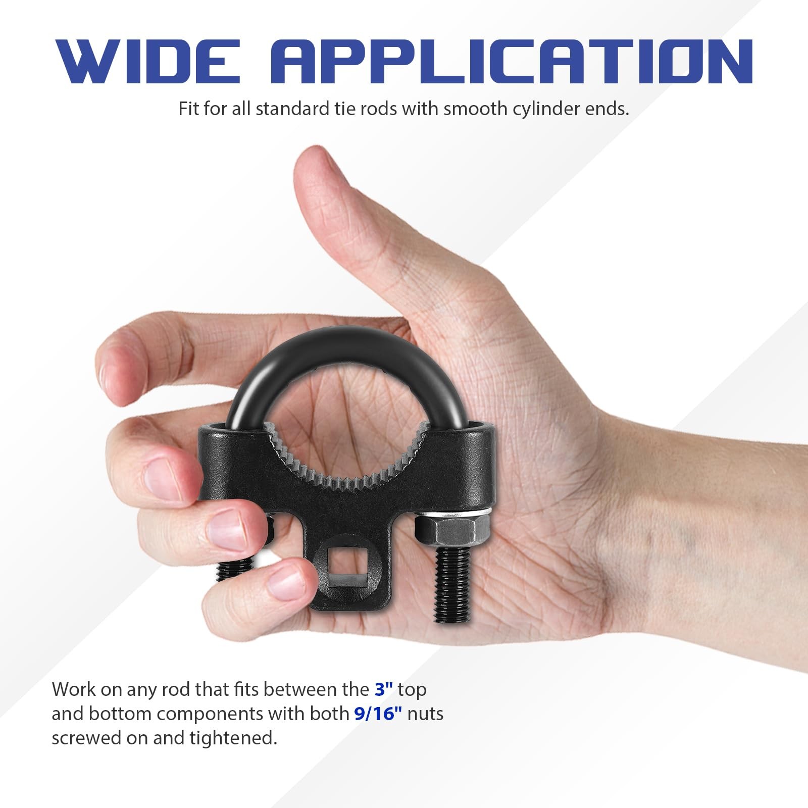 Inner Tie Rod Removal Tool 3/8" Universal Low Profile for Inner...