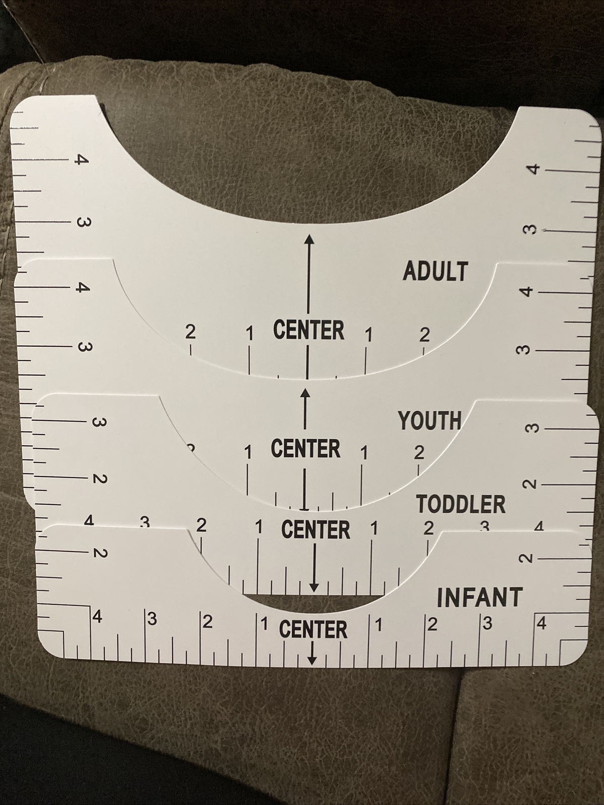 Tshirt Ruler Guide Alignment Tool T-shirt Center Design Heat Press Vinyl Measure