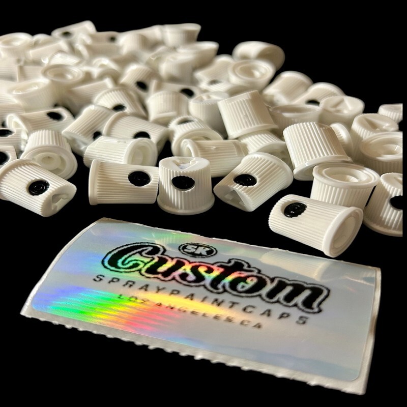 50 Rusto FEMALE Fat + Thin Caps Custom! - NEW! Slow Non-Dusty Spray Pattern!