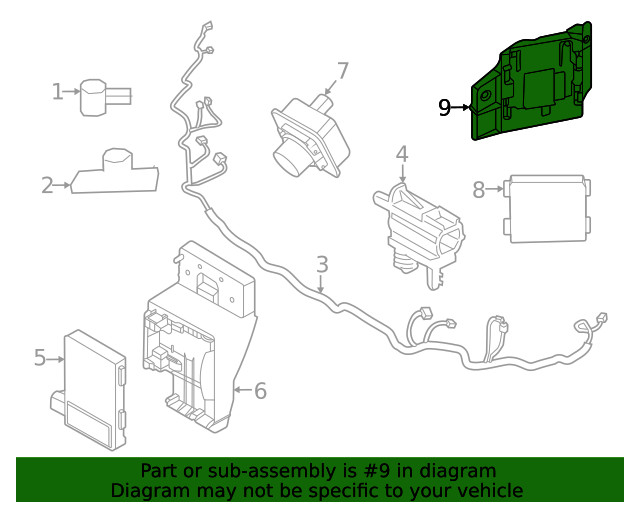 Genuine Ford Bracket Bumper Mounting R2TZ-17C886-A