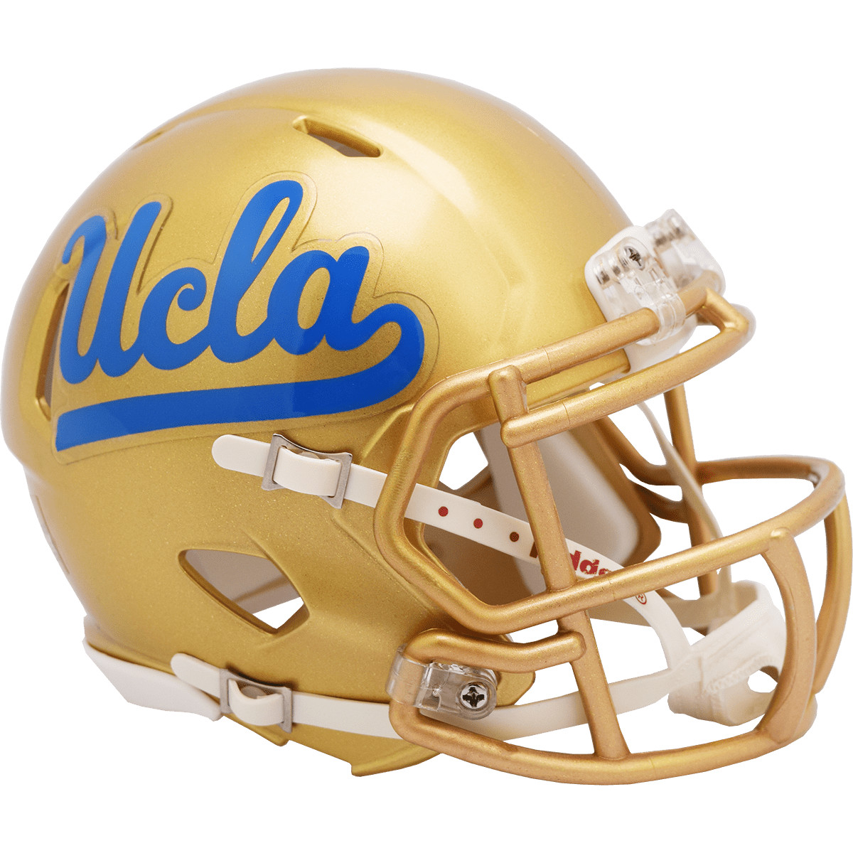 UCLA Bruins Gold Riddell NCAA Speed Mini Helmet