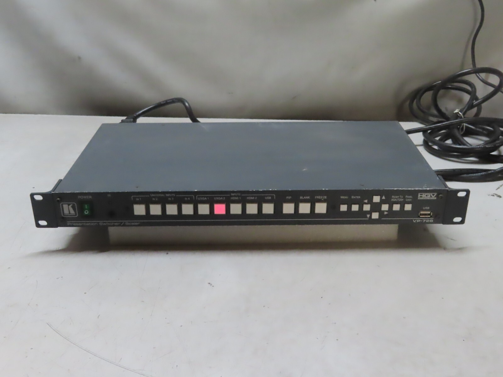 Kramer Presentation Switcher/Scaler VP-728 NO RACK KITS