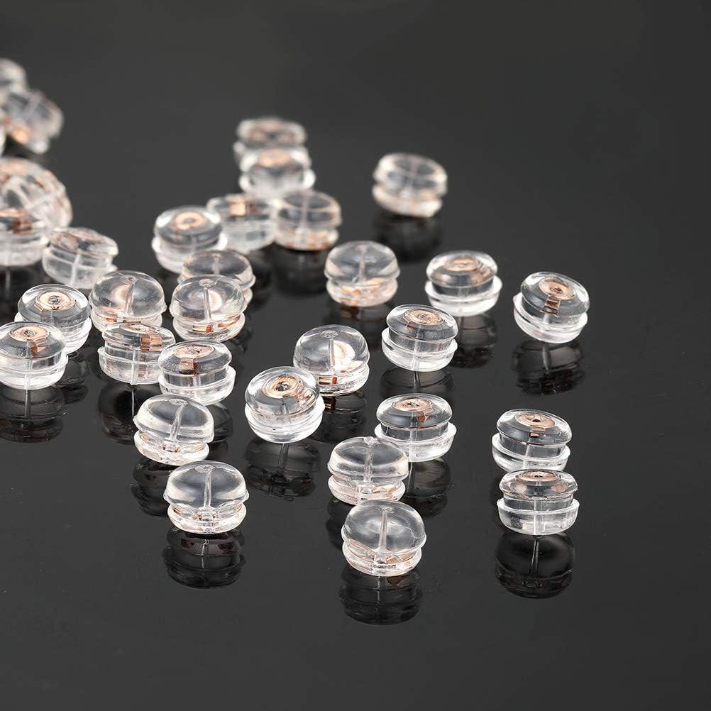 Silicone Earring Backs Replacement | Comfortable Rubber Earring Backings for Stu