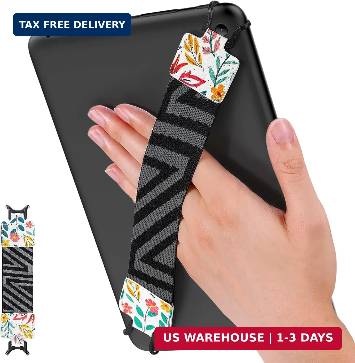MoKo Security Hand-Strap for 9-11 Inch Tablet - iPad/- Pro/iPad Air/Kindle Fire