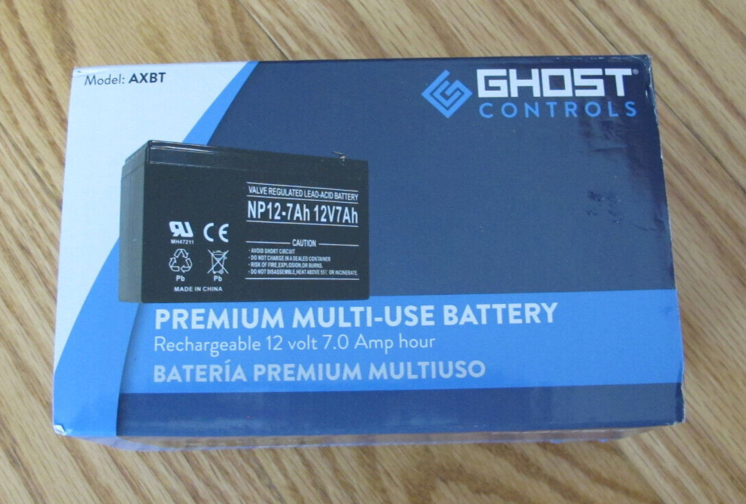 Ghost Controls AXBT Premium Multi-Use Lead-Acid Battery 12 Volt 7.0 Amp Hour