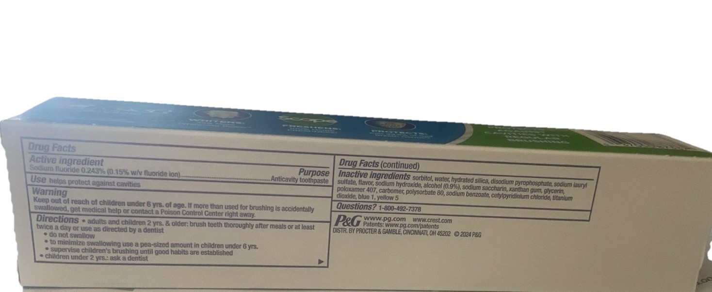 P&G Crest Complete Plus Scope Toothpaste 8.2oz Fights Cavities