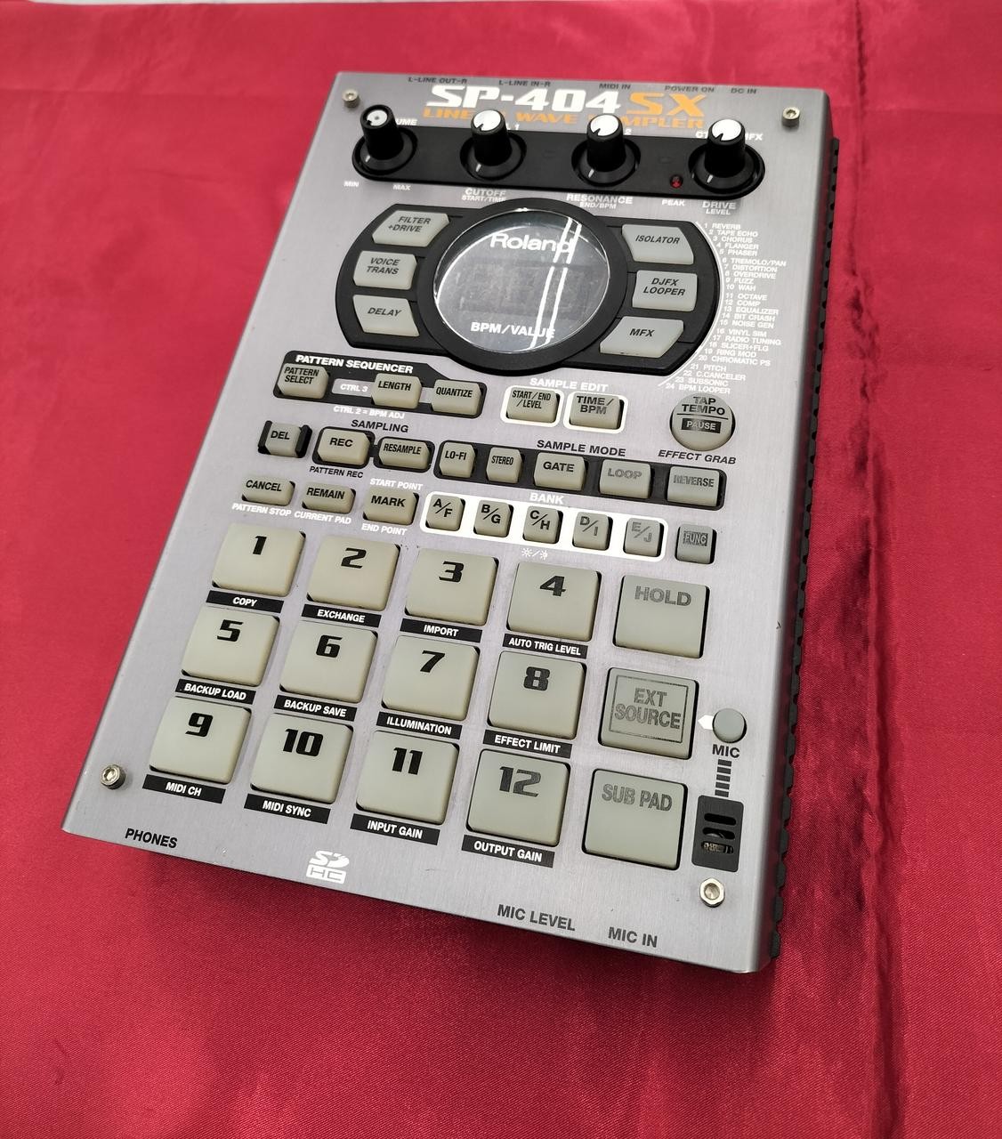 Roland SP 404 SX Sampler Music Studio Portable Handheld Authentic Gear