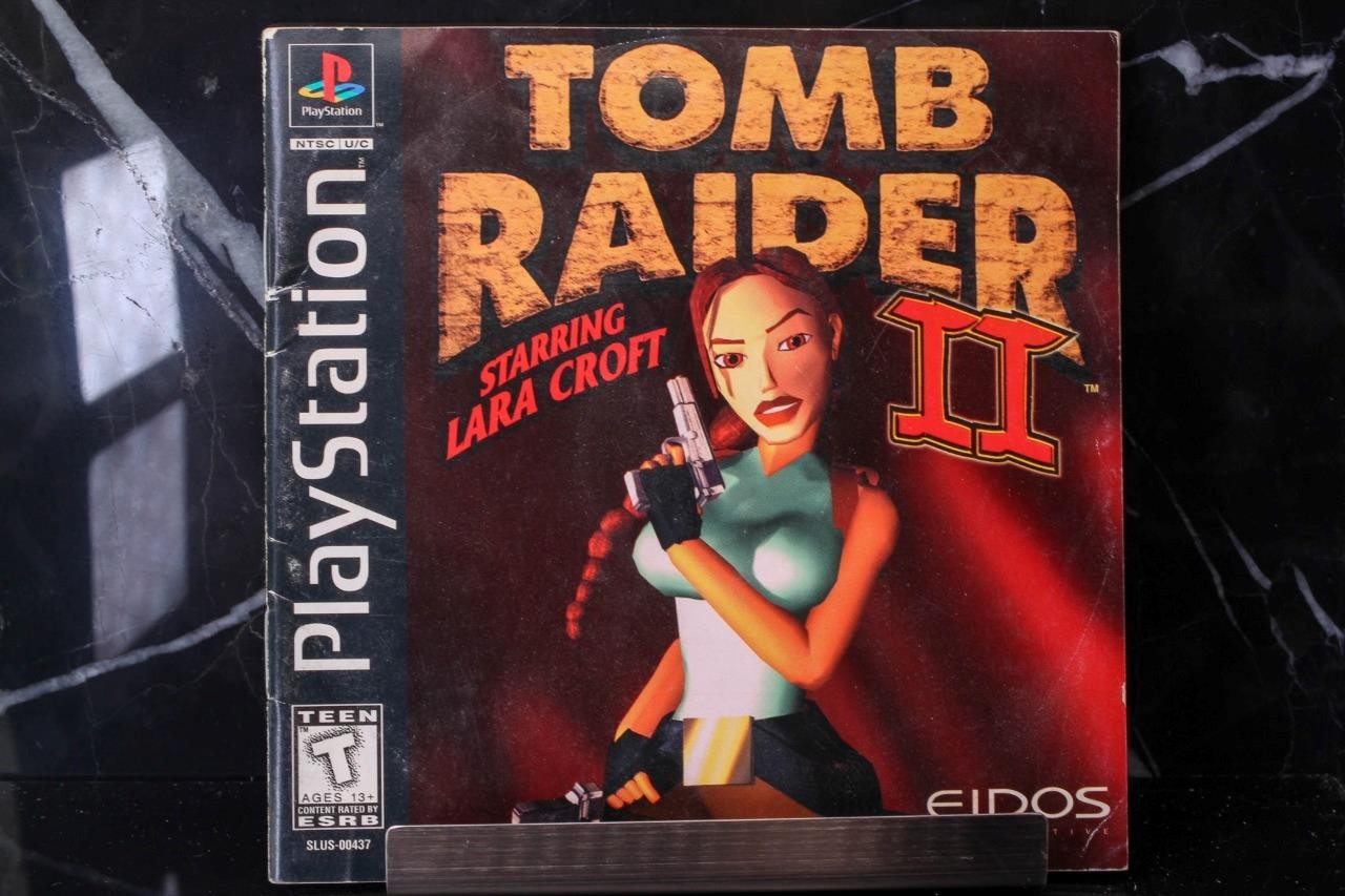 NO GAME- TOMB RAIDER II Instruction Book Manual PLAYSTATION ONE 1