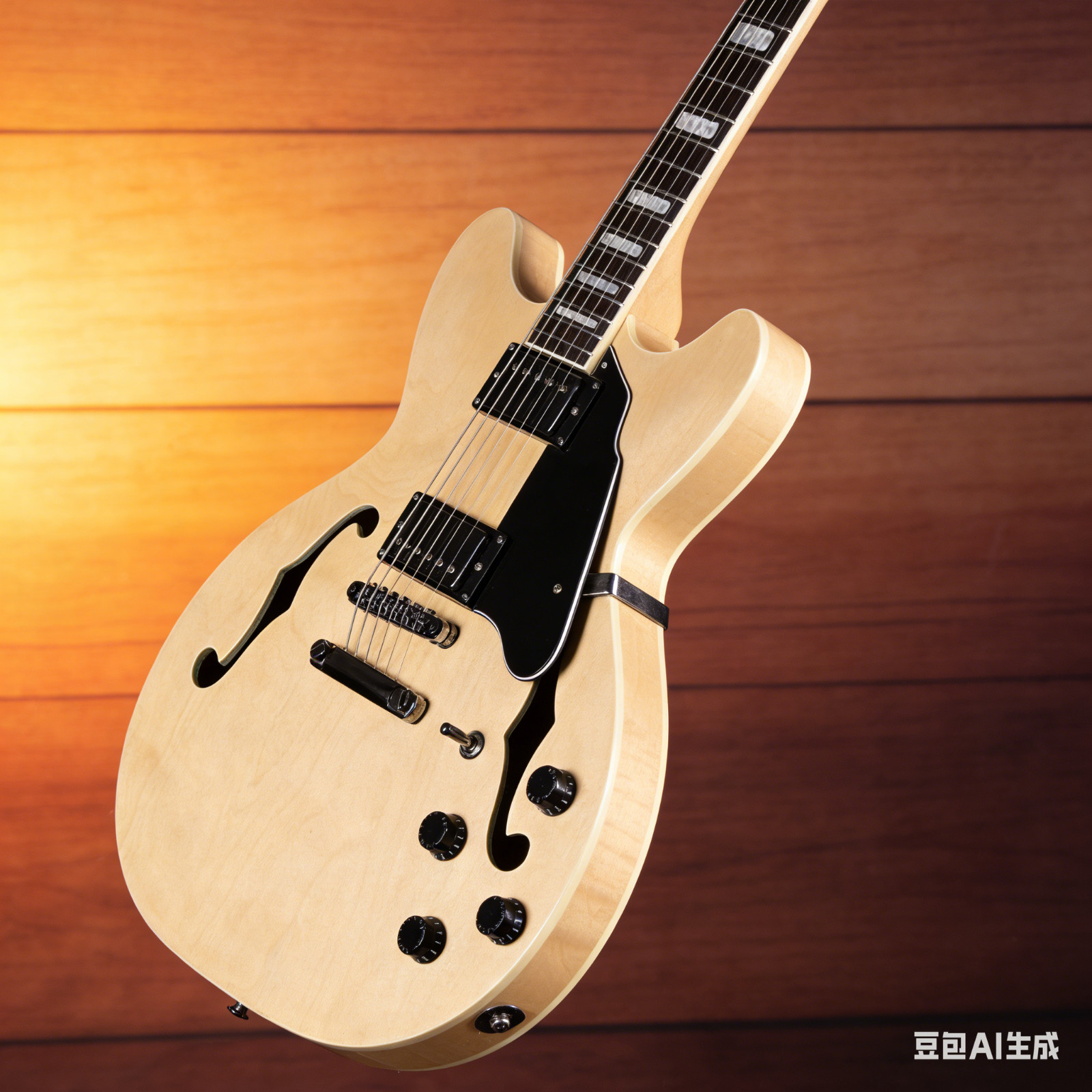 SPOT   GOODS NAT    semi-Hollow Body Electric Guitar H-H  Grote 335-01