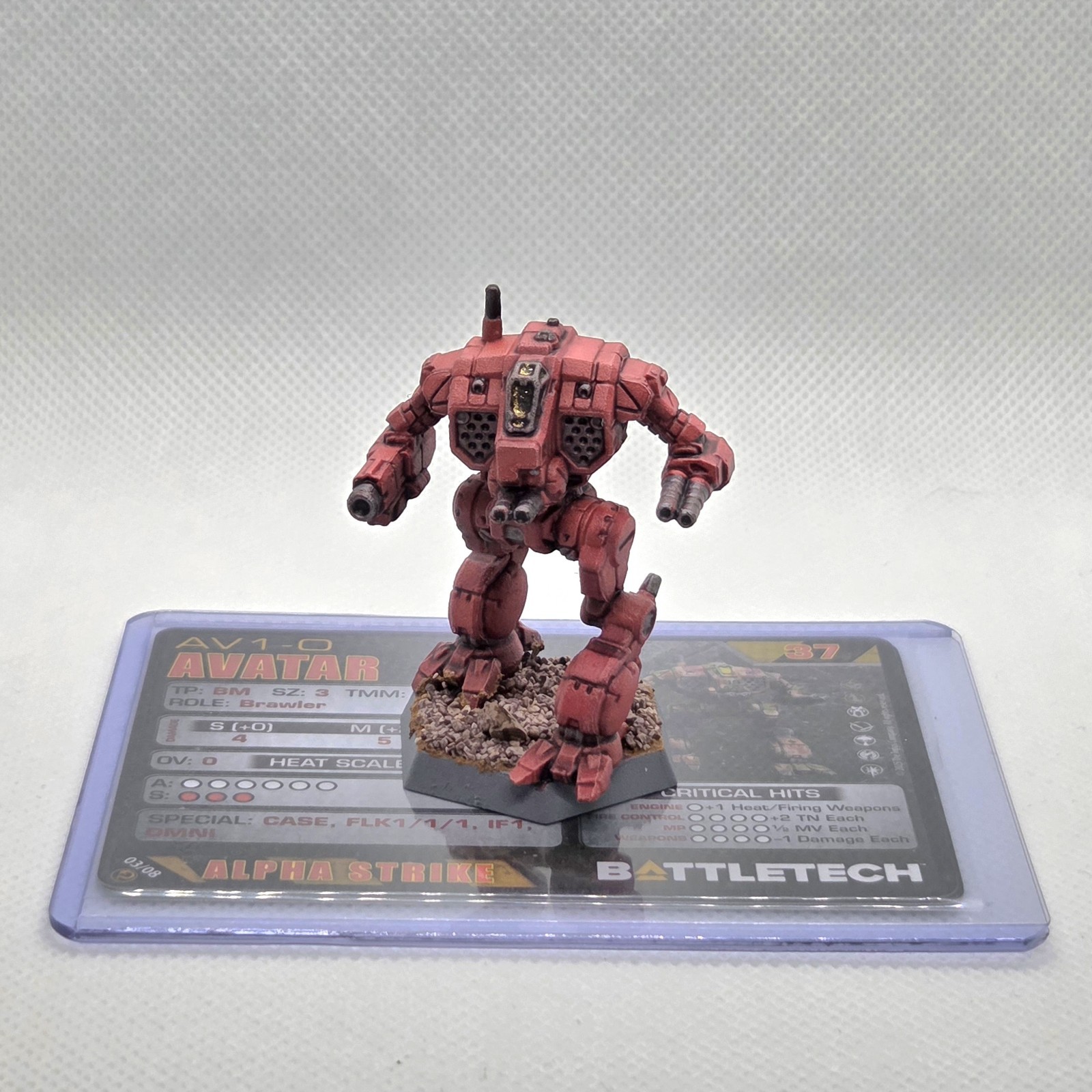 Pro Painted Battletech Kurita Sword Of Light Avatar Catalyst Game Labs Figure