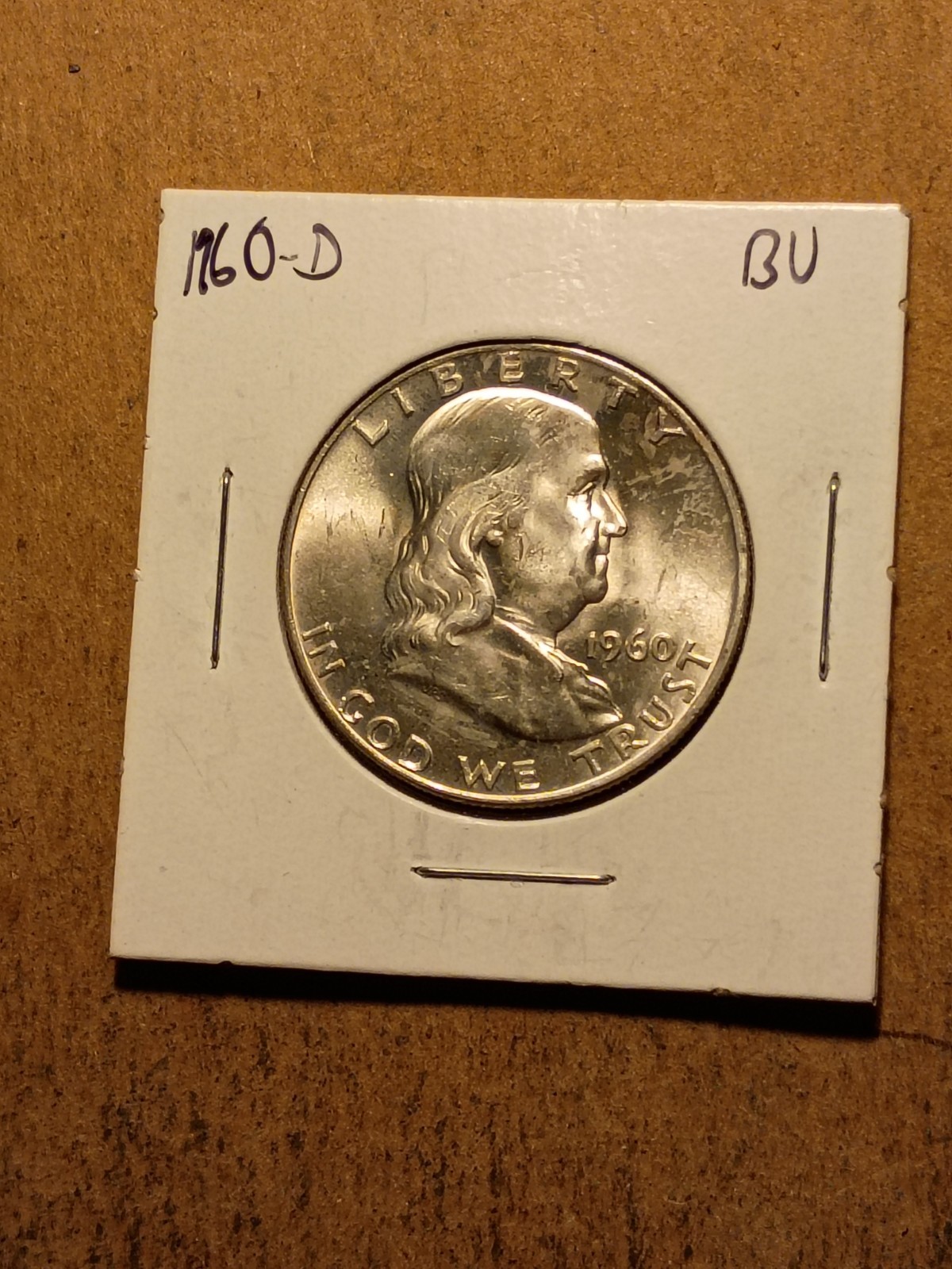 1960 D Franklin Half Dollar - Brilliant Uncirculated
