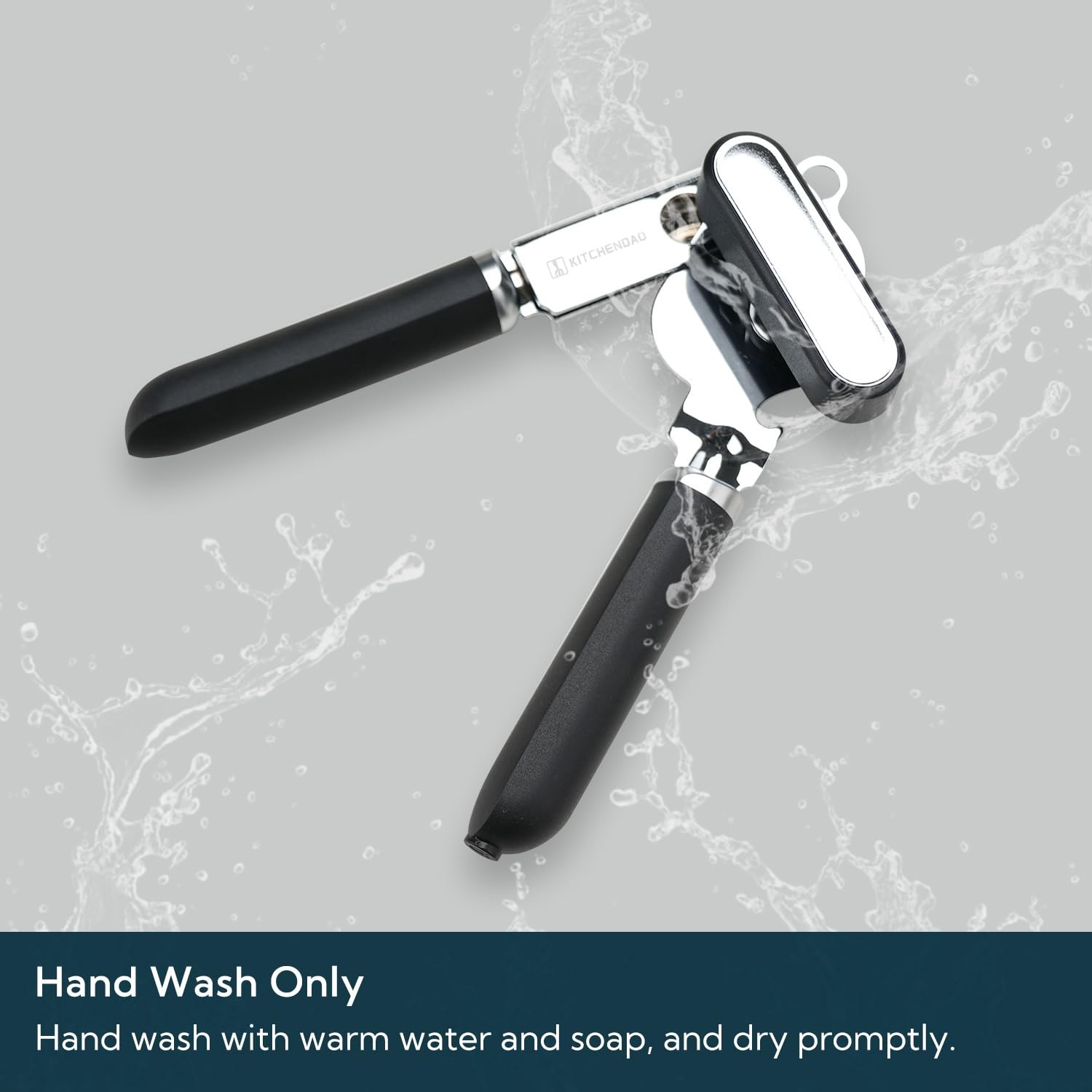 Manual Can Opener, Super Sharp Sandvik 12C27 Blade, Handheld Can Opener with ...