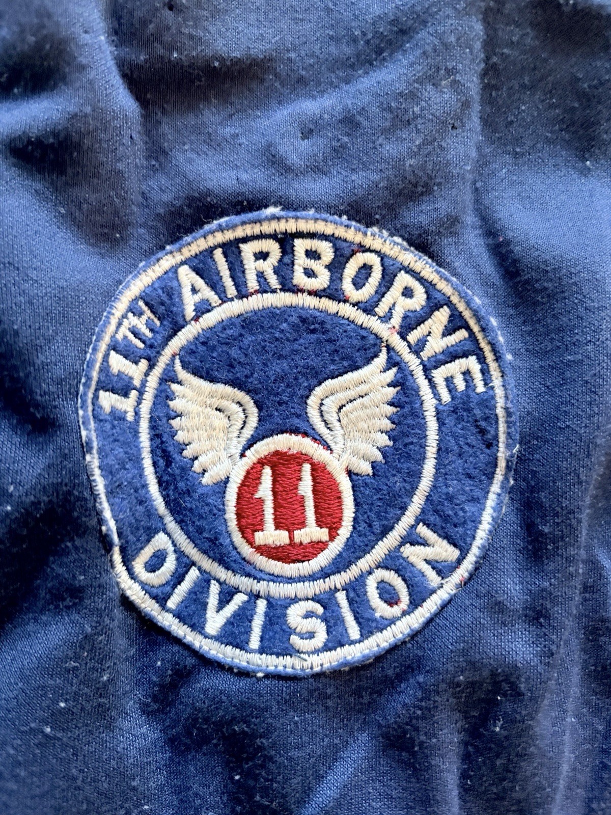 Vintage 11th Airborne Division Vest 187th RCT Patch Luzon Angels Military XL