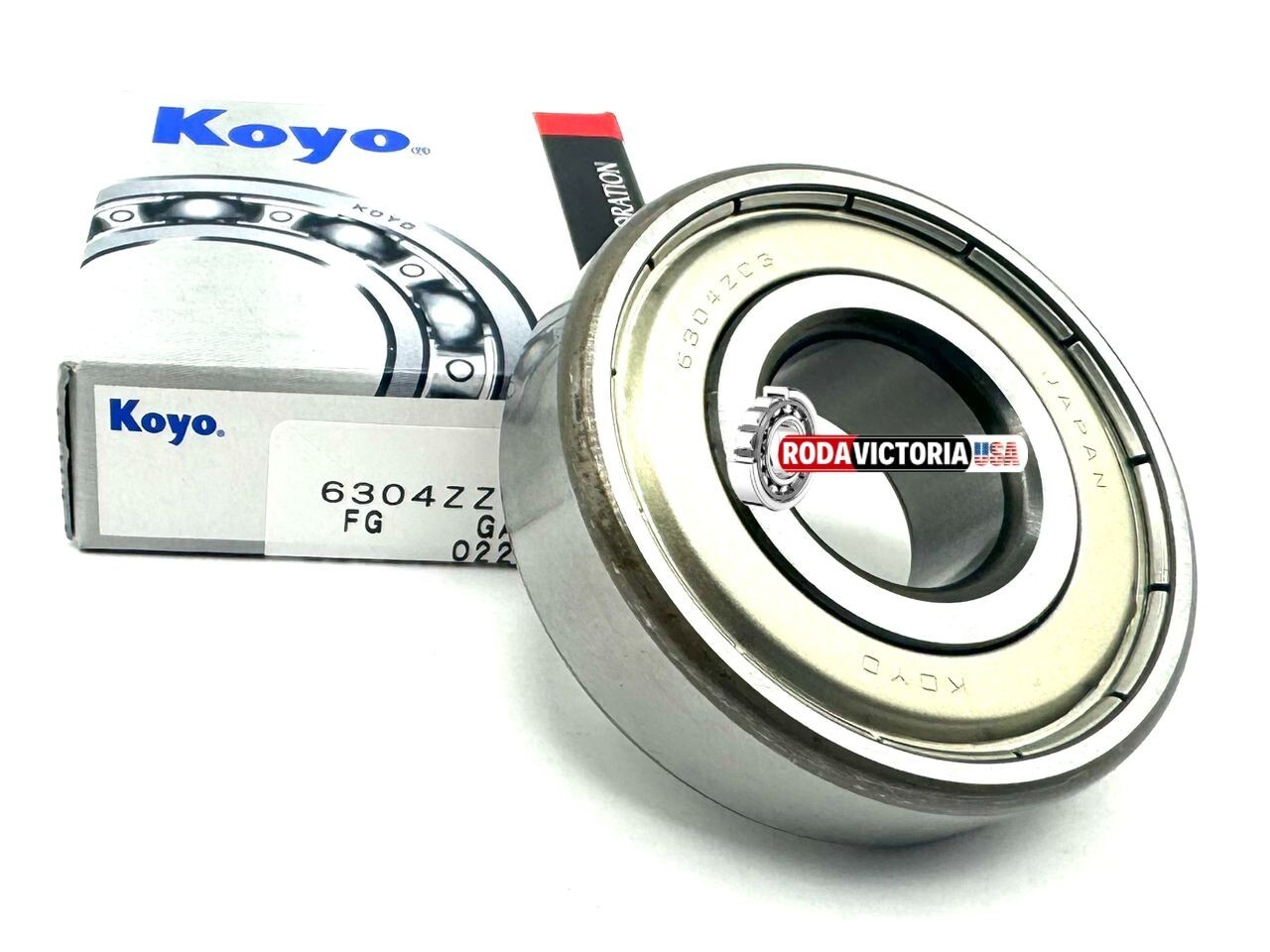 KOYO JAPAN 6304 ZZ C3 DEEP GROOVE BALL BEARING, METAL SHIELDED 20x52x15 mm