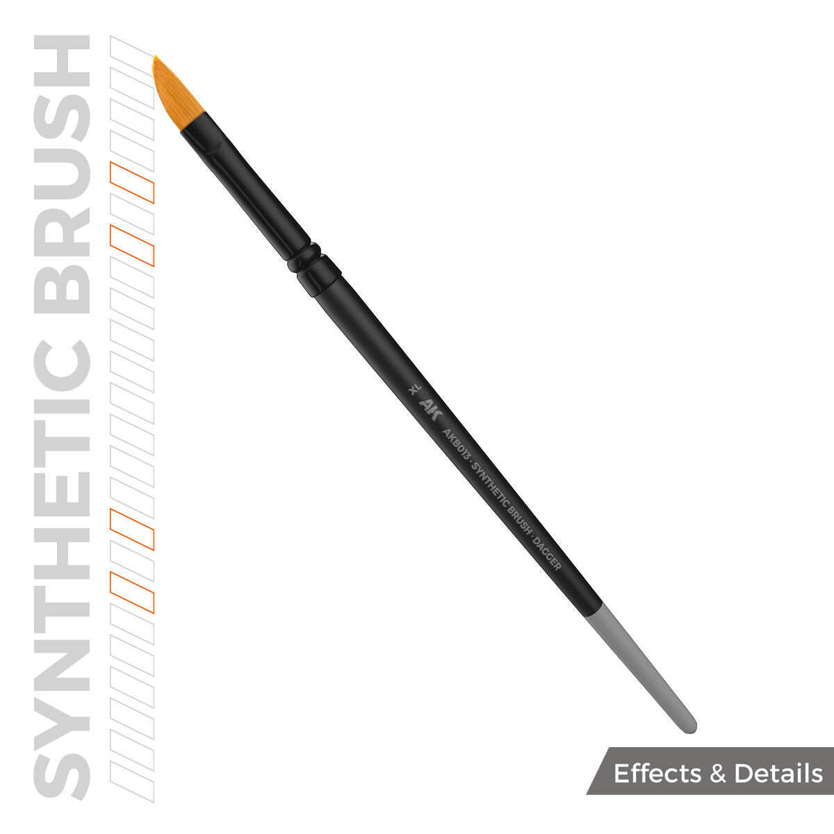 AK Interactive Synthetic Brush Dagger XL