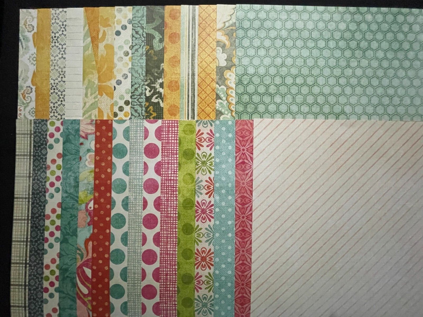 MY MIND'S EYE "OOH LA LA" COLLECTION 12X12 DS CARDSTOCK