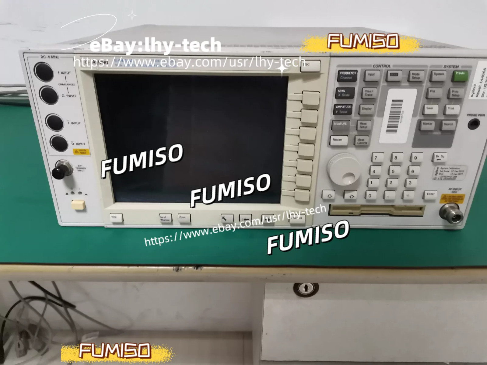 HP/KEYSIGHT/ AGILENT E4406A 7MHZ-4.0GHZ VSA SERIES TRANSMITTER TESTER&lhy
