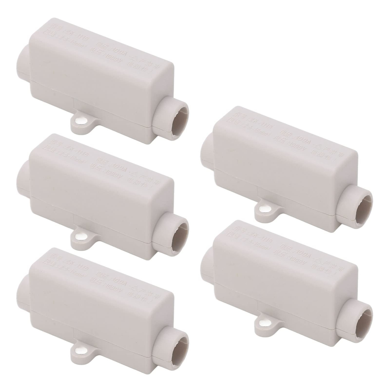 5 Piece Junction Box for Electrical Wiring, 100A 1000V High Performance...