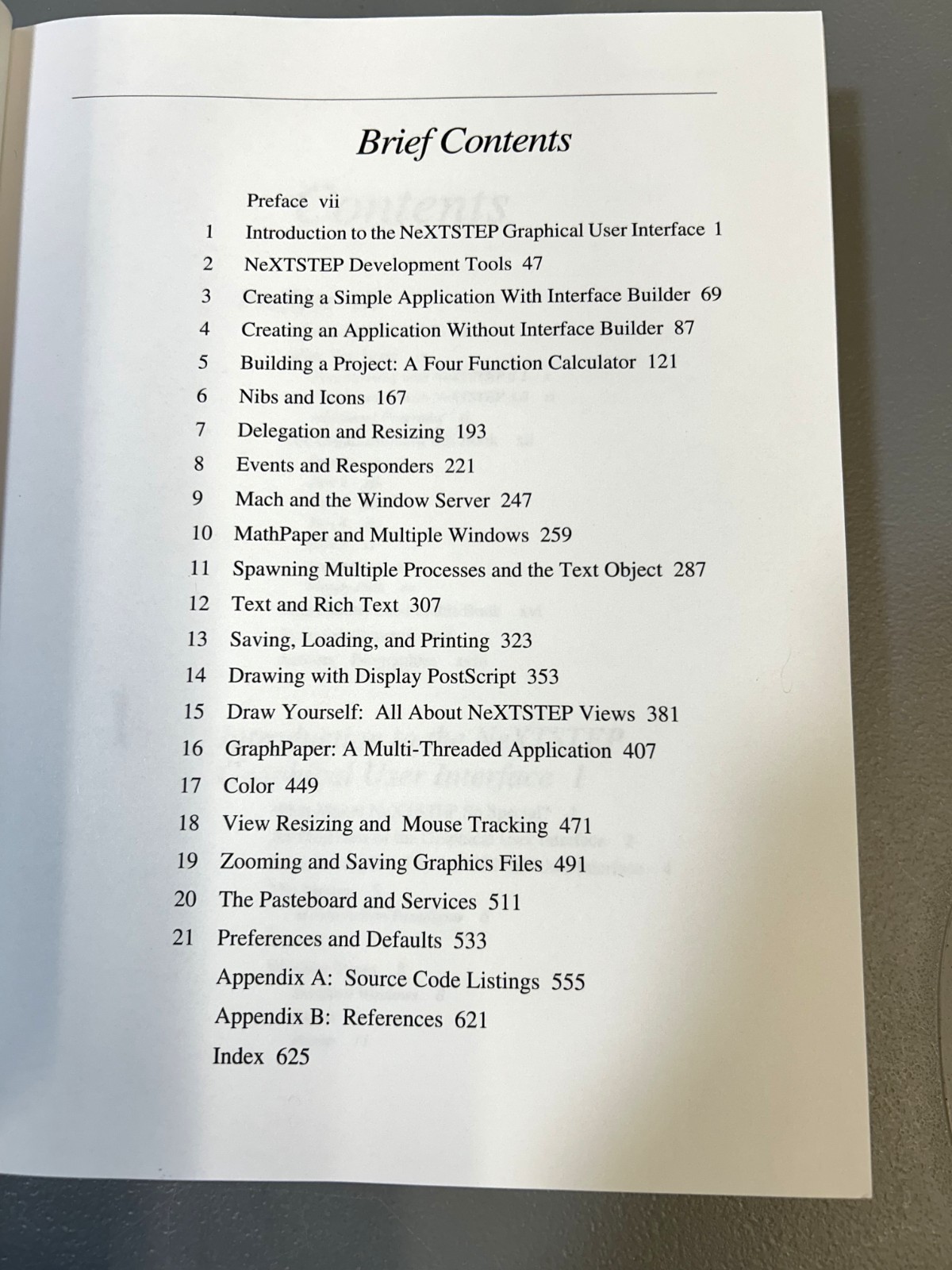 Nextstep Programming Hard cover 630 pages