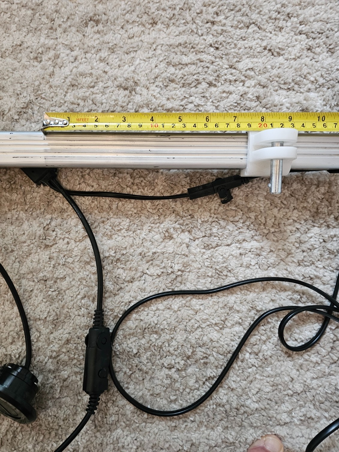KDPT007-115 Linear Actuator 29V DC 226mm Stroke, Control Switch, AC plug, Used