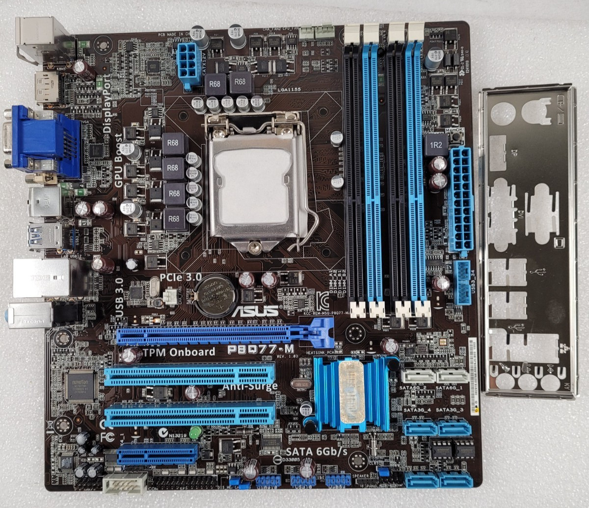Asus P8Q77-M Motherboard Q77 LGA 1155 DDR3 DIMM USB3.0 DVI Micro ATX