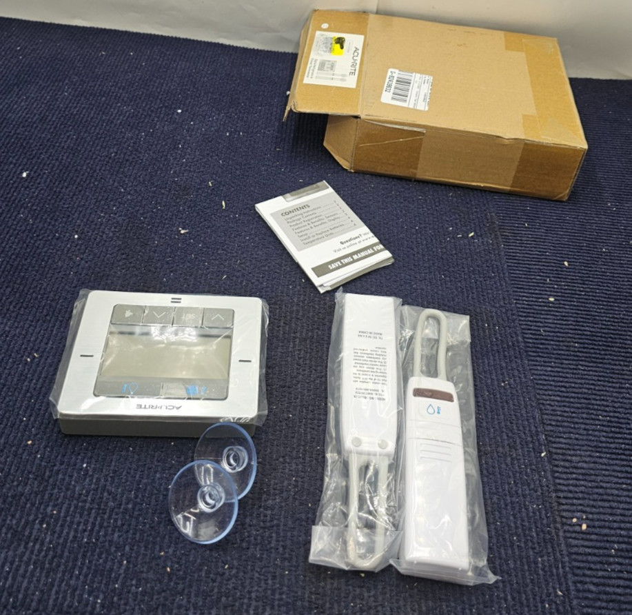 ACURITE 00515M Stainless Steel Digital Wireless Fridge and Freezer Thermometer